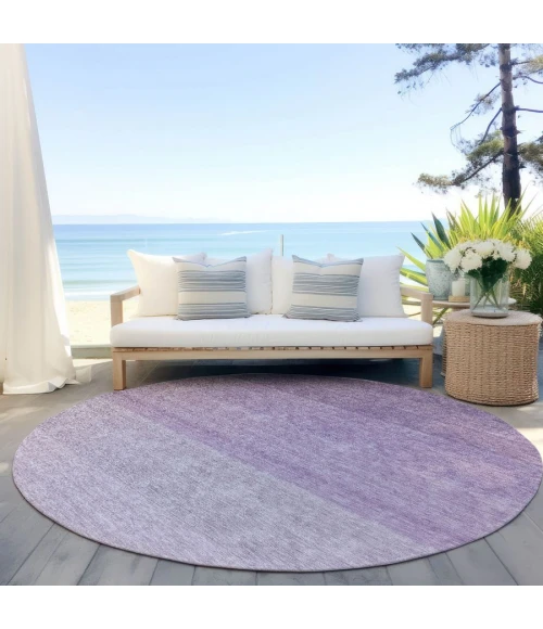 Addison Chantille ACN928-Purple 8 ft. X 8 ft. Round Rug