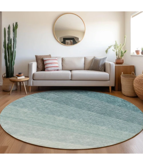 Addison Chantille ACN928-Teal 8 ft. X 8 ft. Round Rug