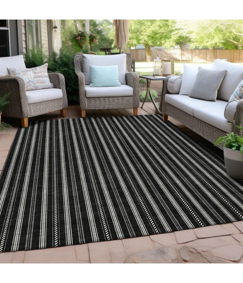 Addison Chantille ACN929-Black 9 ft. X 12 ft. Rectangle Rug