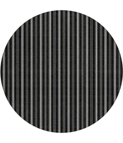 Addison Chantille ACN929-Black 8 ft. X 8 ft. Round Rug
