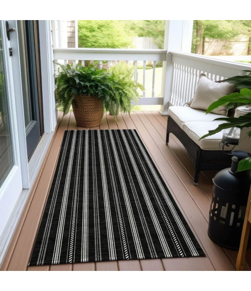 Addison Chantille ACN929-Black 2 ft. 3 in. X 7 ft. 6 in. Rectangle Rug