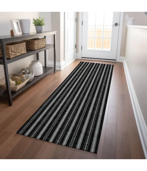 Addison Chantille ACN929-Black 2 ft. 3 in. X 7 ft. 6 in. Rectangle Rug