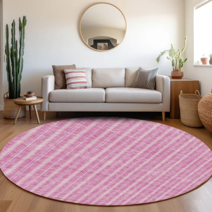 Addison Chantille ACN929-Blush 8 ft. X 8 ft. Round Rug
