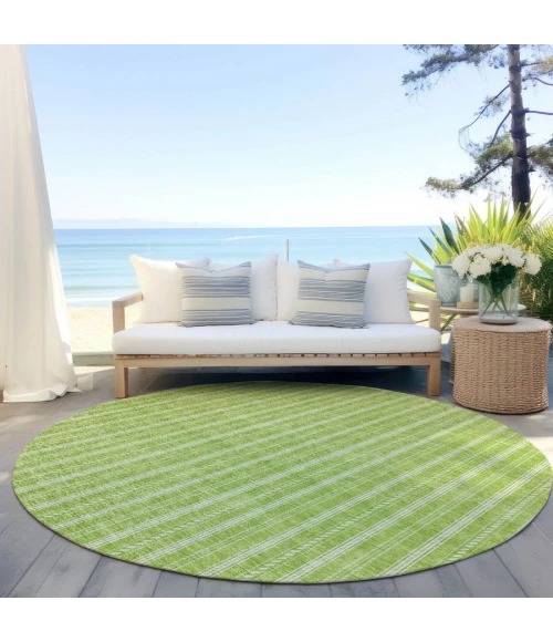Addison Chantille ACN929-Lime 8 ft. X 8 ft. Round Rug