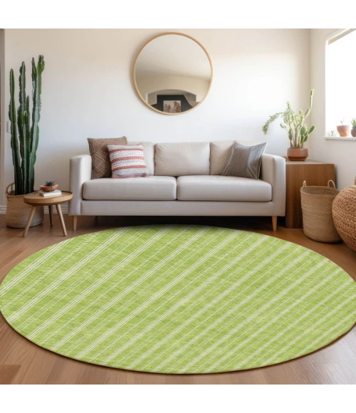 Addison Chantille ACN929-Lime 8 ft. X 8 ft. Round Rug