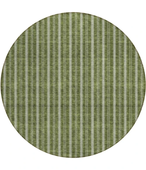Addison Chantille ACN929-Olive 8 ft. X 8 ft. Round Rug