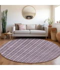 Addison Chantille ACN929-Purple 8 ft. X 8 ft. Round Rug