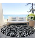 Addison Chantille ACN930-Black 8 ft. X 8 ft. Round Rug