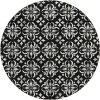Addison Chantille ACN930-Black 8 ft. X 8 ft. Round Rug