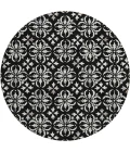 Addison Chantille ACN930-Black 8 ft. X 8 ft. Round Rug