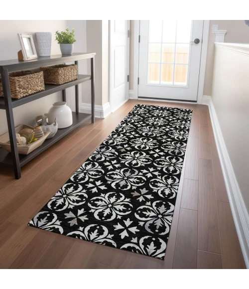 Addison Chantille ACN930-Black 2 ft. 3 in. X 7 ft. 6 in. Rectangle Rug