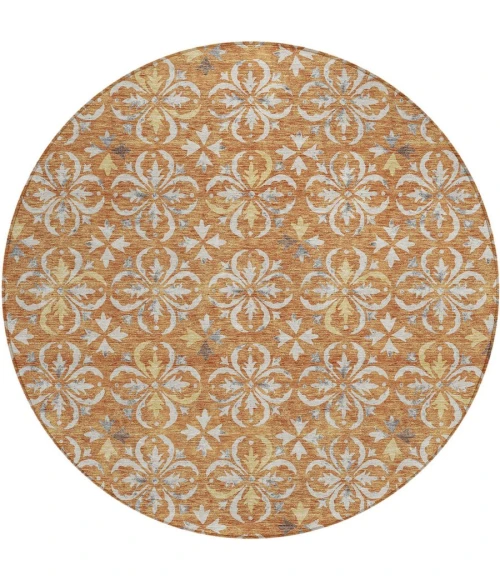 Addison Chantille ACN930-Copper 8 ft. X 8 ft. Round Rug