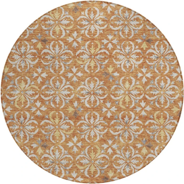 Addison Chantille ACN930-Copper 8 ft. X 8 ft. Round Rug