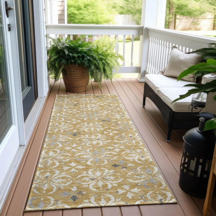 Addison Chantille ACN930-Gold 2 ft. 3 in. X 7 ft. 6 in. Rectangle Rug