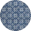 Addison Chantille ACN930-Navy 8 ft. X 8 ft. Round Rug