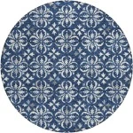 Addison Chantille ACN930-Navy 8 ft. X 8 ft. Round Rug