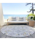 Addison Chantille ACN930-Silver 8 ft. X 8 ft. Round Rug
