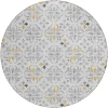Addison Chantille ACN930-Silver 8 ft. X 8 ft. Round Rug