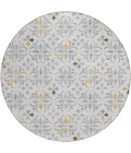 Addison Chantille ACN930-Silver 8 ft. X 8 ft. Round Rug