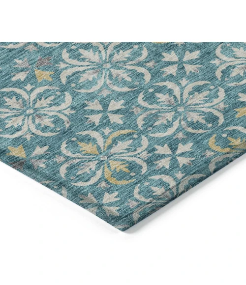 Addison Chantille ACN930-Teal 8 ft. X 8 ft. Round Rug