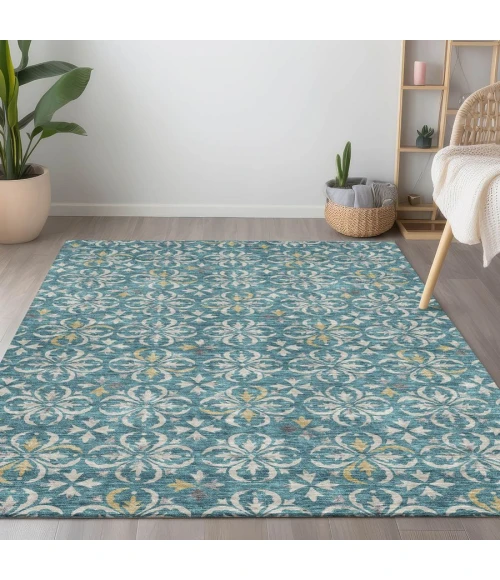 Addison Chantille ACN930-Teal 8 ft. X 10 ft. Rectangle Rug