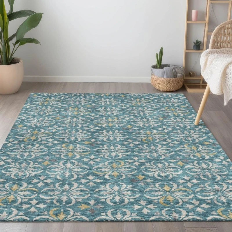 Addison Chantille ACN930-Teal 9 ft. X 12 ft. Rectangle Rug