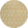 Addison Chantille ACN931-Gold 8 ft. X 8 ft. Round Rug
