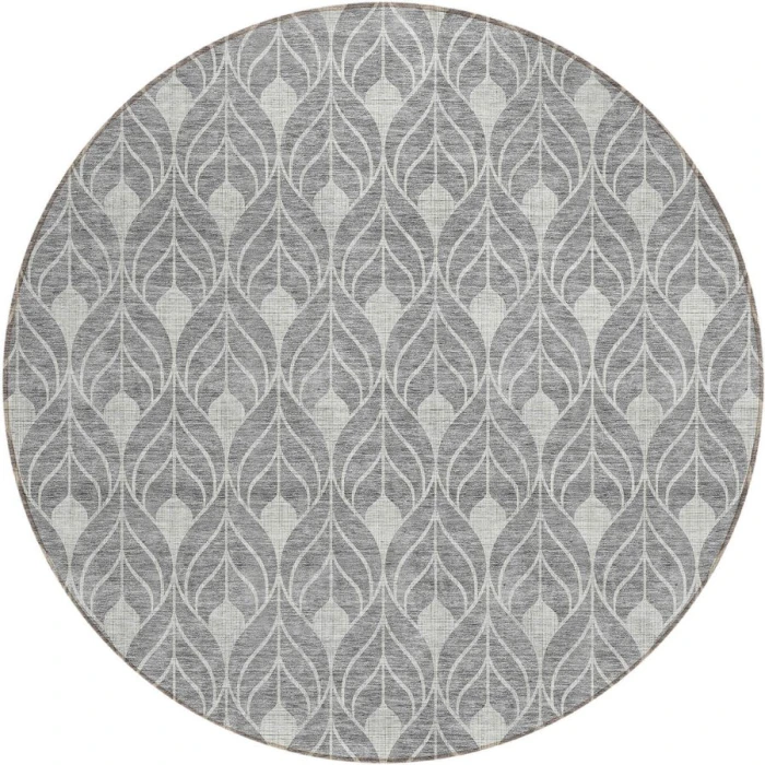 Addison Chantille ACN931-Gray 8 ft. X 8 ft. Round Rug