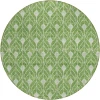Addison Chantille ACN931-Green 8 ft. X 8 ft. Round Rug