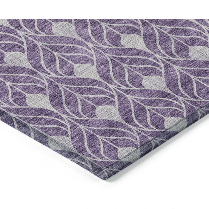 Addison Chantille ACN931-Purple 8 ft. X 8 ft. Round Rug