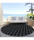 Addison Chantille ACN932-Black 8 ft. X 8 ft. Round Rug