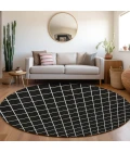 Addison Chantille ACN932-Black 8 ft. X 8 ft. Round Rug