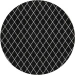 Addison Chantille ACN932-Black 8 ft. X 8 ft. Round Rug