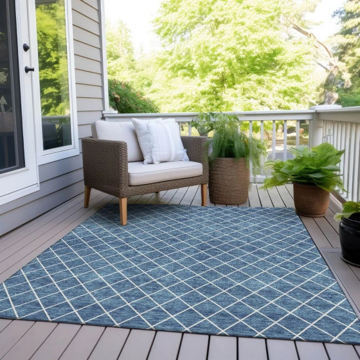Addison Chantille ACN932-Denim 8 ft. X 10 ft. Rectangle Rug