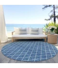 Addison Chantille ACN932-Denim 8 ft. X 8 ft. Round Rug
