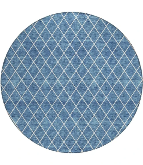 Addison Chantille ACN932-Denim 8 ft. X 8 ft. Round Rug