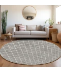 Addison Chantille ACN932-Gray 8 ft. X 8 ft. Round Rug