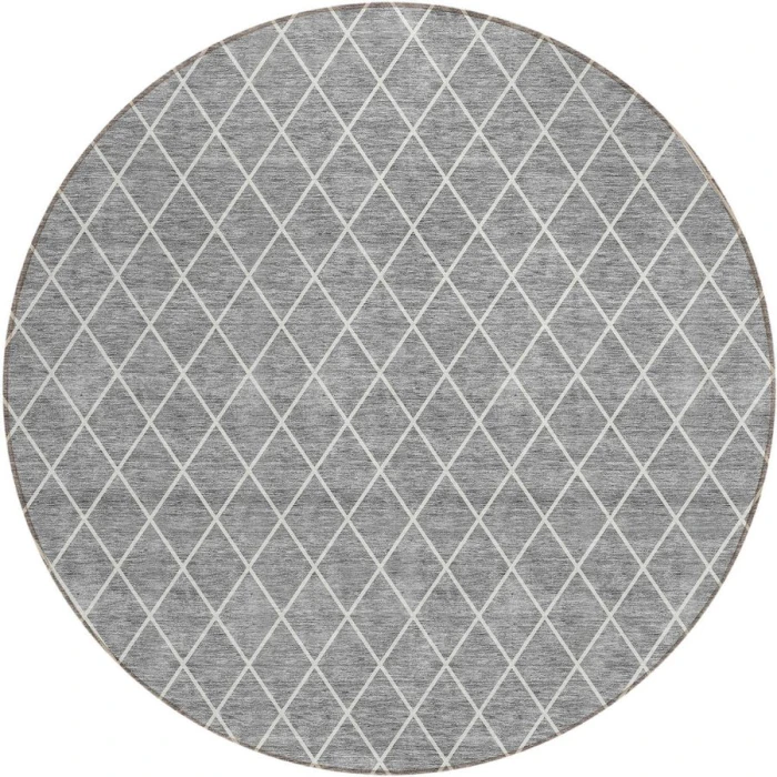 Addison Chantille ACN932-Gray 8 ft. X 8 ft. Round Rug