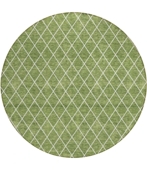 Addison Chantille ACN932-Green 8 ft. X 8 ft. Round Rug