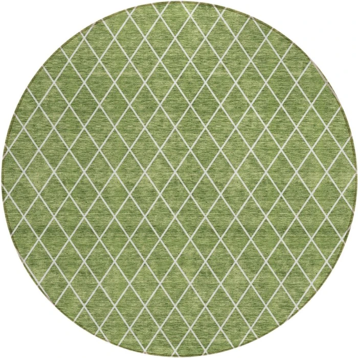 Addison Chantille ACN932-Green 8 ft. X 8 ft. Round Rug