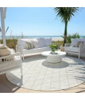 Addison Chantille ACN932-Ivory 8 ft. X 8 ft. Round Rug