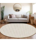 Addison Chantille ACN932-Ivory 8 ft. X 8 ft. Round Rug