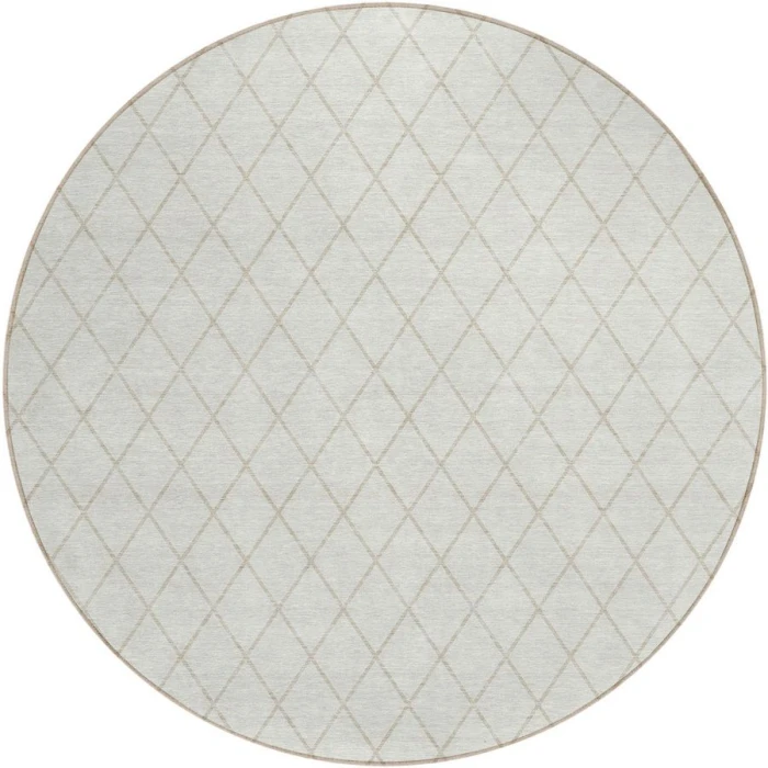 Addison Chantille ACN932-Ivory 8 ft. X 8 ft. Round Rug