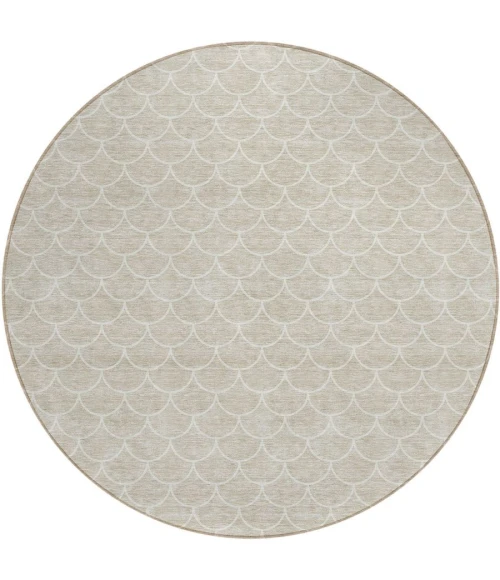 Addison Chantille ACN933-Beige 8 ft. X 8 ft. Round Rug