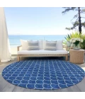 Addison Chantille ACN933-Blue 8 ft. X 8 ft. Round Rug