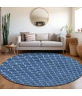 Addison Chantille ACN933-Blue 8 ft. X 8 ft. Round Rug