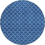 Addison Chantille ACN933-Blue 8 ft. X 8 ft. Round Rug