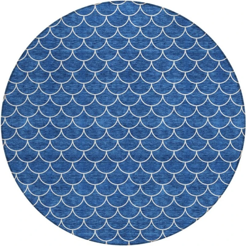 Addison Chantille ACN933-Blue 8 ft. X 8 ft. Round Rug