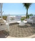 Addison Chantille ACN933-Brown 8 ft. X 8 ft. Round Rug
