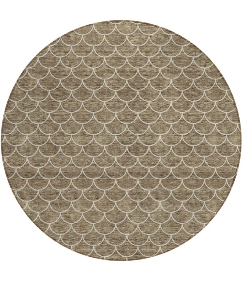 Addison Chantille ACN933-Brown 8 ft. X 8 ft. Round Rug